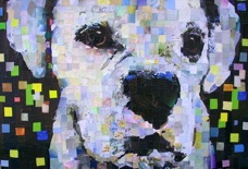 Vivian The Bulldog, 24 x 36